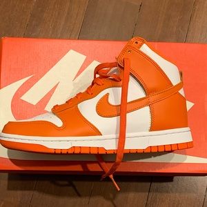 Nike Dunk Orange/White Syracuse